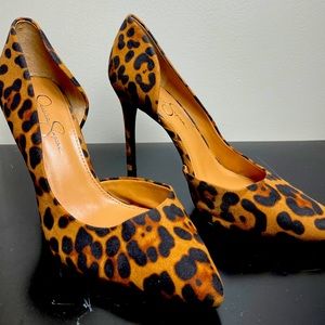 Cheetah print high heels